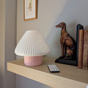Scandi Style Table Lamp - Pink