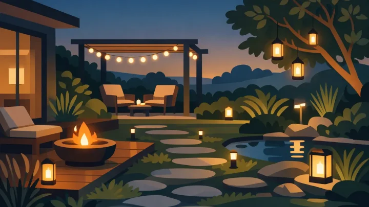 12 Garden Lighting Ideas That Feel Effortless