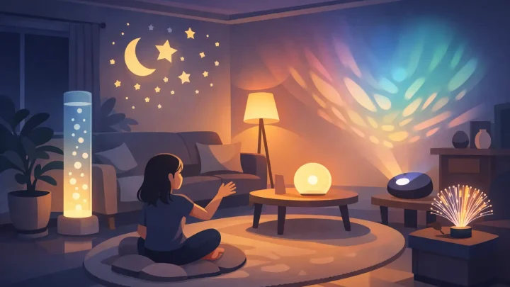 How to Use Sensory Lights at Home