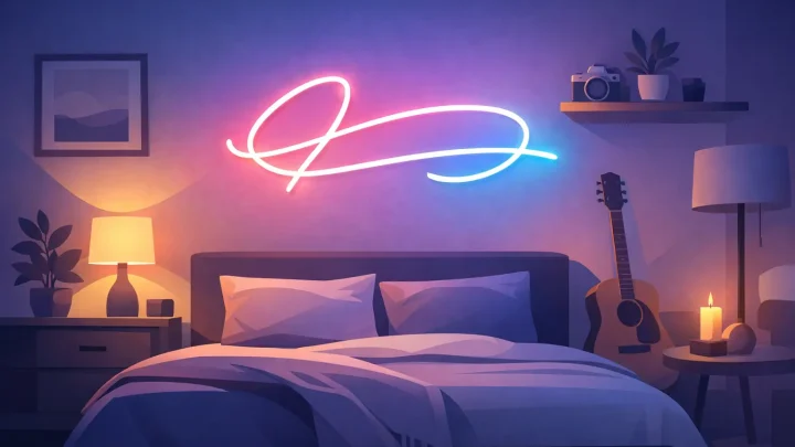 How an LED Name Light Sign Makes a Room Yours