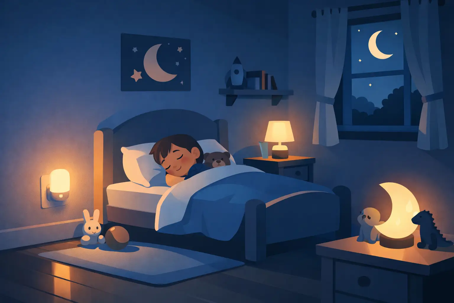 Are LED Night Lights Safe in a Child’s Room?