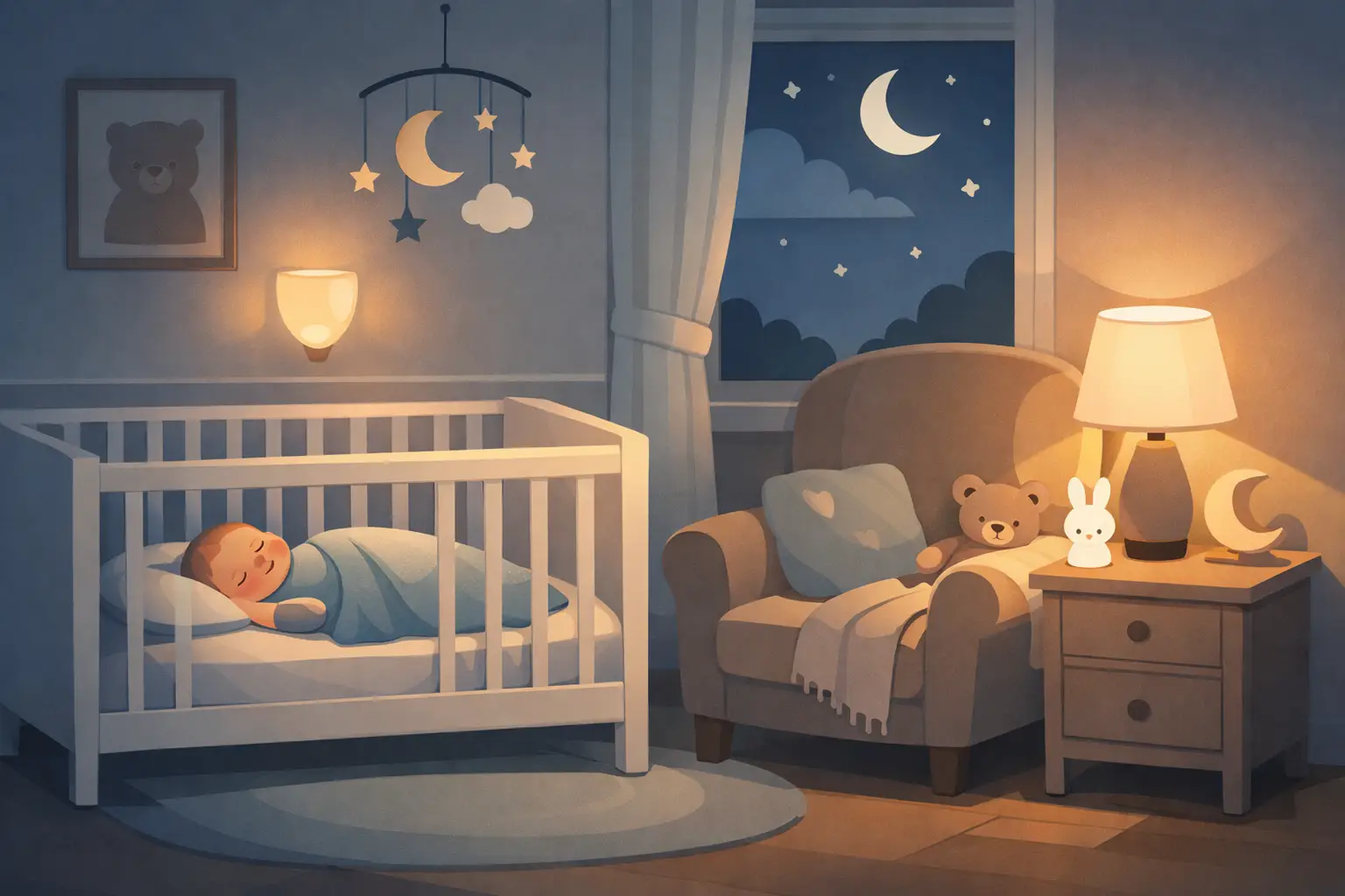 How to Choose Nursery Bedside Lighting Safely
