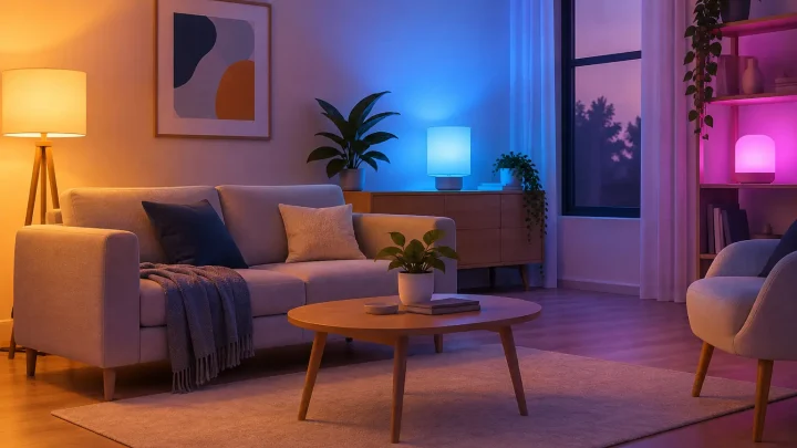 How I Use Colour Changing Lamps in My Home